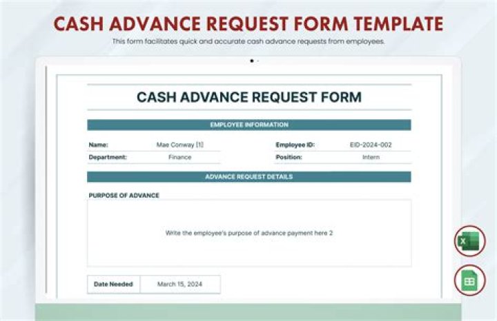 Can I use cash advance for down payment?