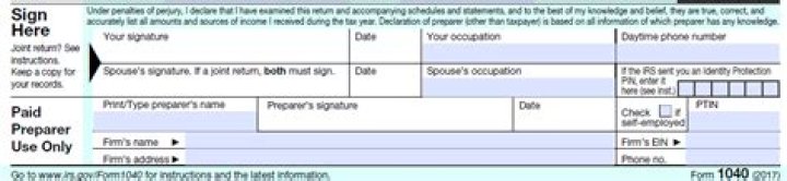 Does tax preparer need sign return?